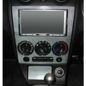 ハセプロ コペン L880K メーターガーニッシュ カーボン調シート