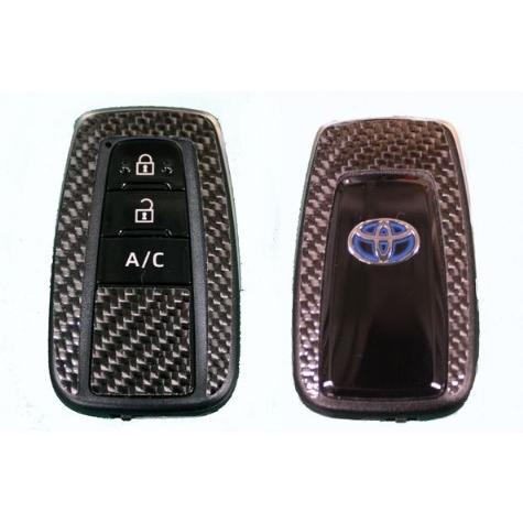 トヨタ スマートキー専用カット レギュラーカラー マジカルカーボン  ハセプロ CKT-19