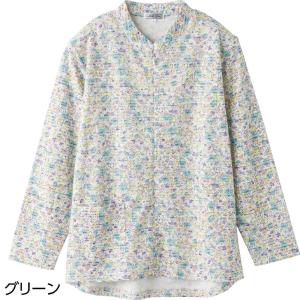 Tシャツ ロングファスナー 長袖 シニアファッ...の詳細画像5