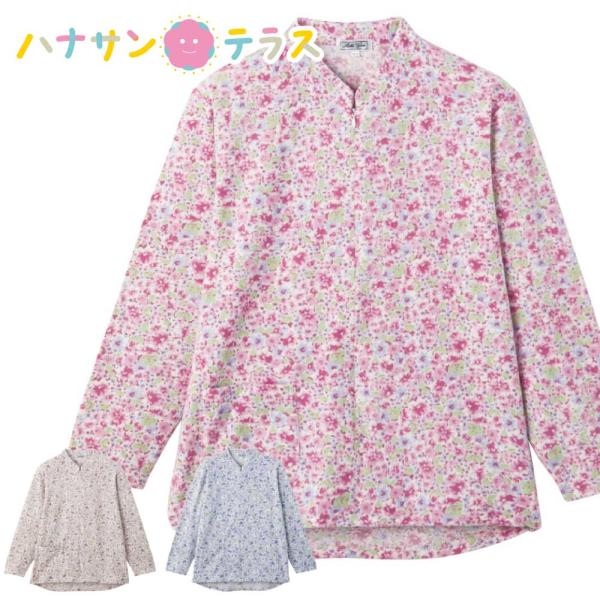 Ｔシャツ ロングファスナー シニアファッション レディース 80代 秋 冬 あたたかい M~L S ...