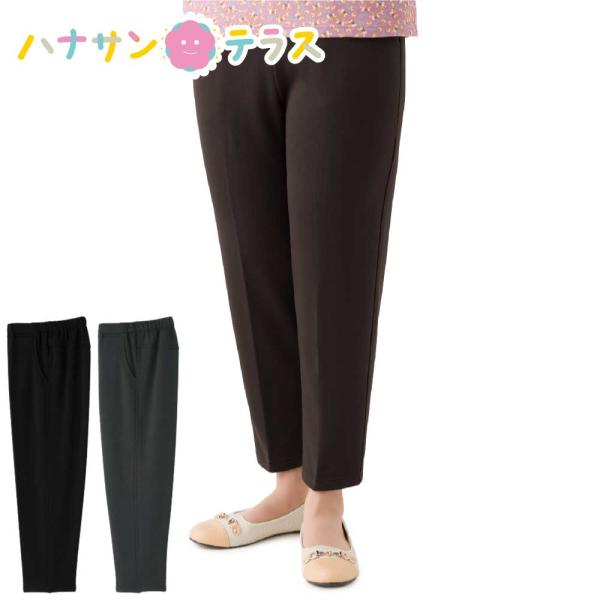 裏シャギーめちゃらくパンツ M L LL 3L 乾燥機ＯＫ 低温 股下55cm レディース 婦人 用