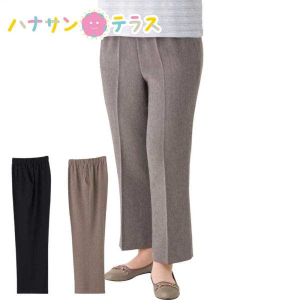 ピンチェック深履きパンツ M L LL 3L  日本製  レディース 婦人 用　　