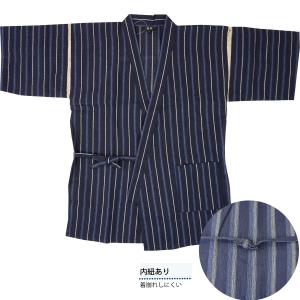 甚平 メンズ 綿100% しじら M L LL...の詳細画像2