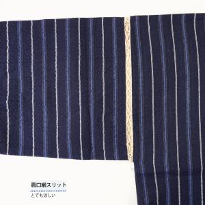 甚平 メンズ 綿100% しじら M L LL...の詳細画像3