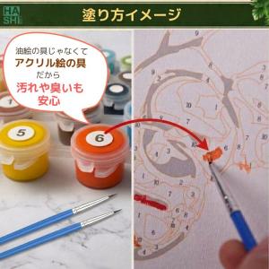 ペイントバイナンバー 大人の塗り絵 油絵 春の...の詳細画像4