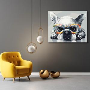 大人の塗り絵 油絵風 フレンチブル スーパーヒ...の詳細画像4