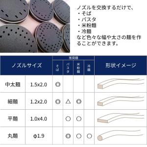 めんうちき さくら 製麺機 コンパクト 電動 ...の詳細画像3
