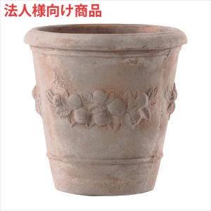 植木鉢 おしゃれ 安い 陶器 サイズ 46cm ダ温鉢 深 15号 レンガ色 室内