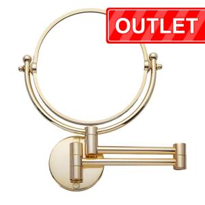 丸窓鏡Lアンティーク加工 ミラー 船舶窓 ブロンズカラー 在庫限り