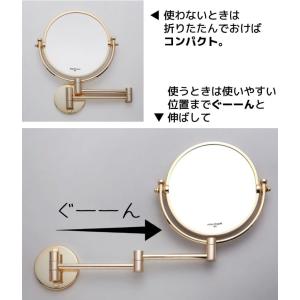 ミラー 鏡 丸 丸形 折りたたみ おしゃれ 3...の詳細画像3