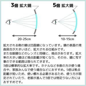 ミラー 鏡 丸 丸形 折りたたみ おしゃれ 3...の詳細画像5