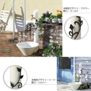 正規 店 格安 ガーデンパン 蛇口１個セット アルミのオーナメントがかわいい外水道 立水栓 水栓柱 フルール トーシン 水栓柱 立水栓 Toshin アン アン 庭 ガーデニング おしゃれ 期間値下げ