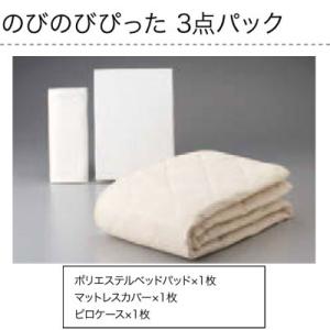 日本製 フランスベッド のびのびぴった 3点パック セミダブル リクライニングベッドに