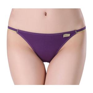 デイリーユース用 超浅ひも ビキニ 紫クロッチ黄緑 M,L,XLサイズ ショーツ ぱんつ 下着 パンティー ユニセックス レディース メンズ