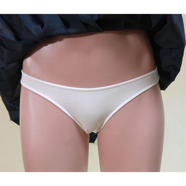 2枚組 アニメに出てくるような 白 無地 パンティ！男子が思う女子高生のパンツはこうでなくっちゃ M...
