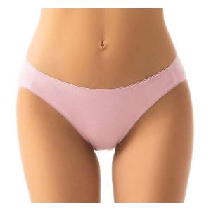 薄布 シームレス ビキニ フルバック ショーツ ピンク（薄赤紫） S〜Mサイズ パンティ シンプル 無地 綿 コットン 下着