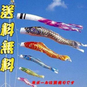 鯉のぼり【鯉幟】こいのぼり【タフタ金太郎鯉】6m/7点セット(こどもの