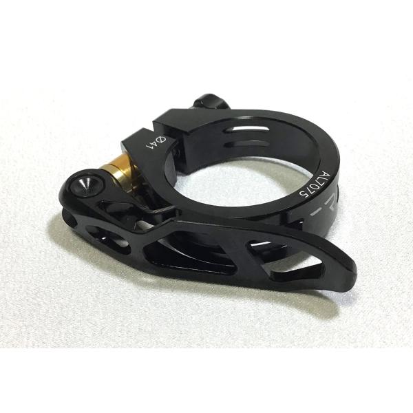 RIDEA　橋輪オリジナルシートクランプ　Φ41　ブラック