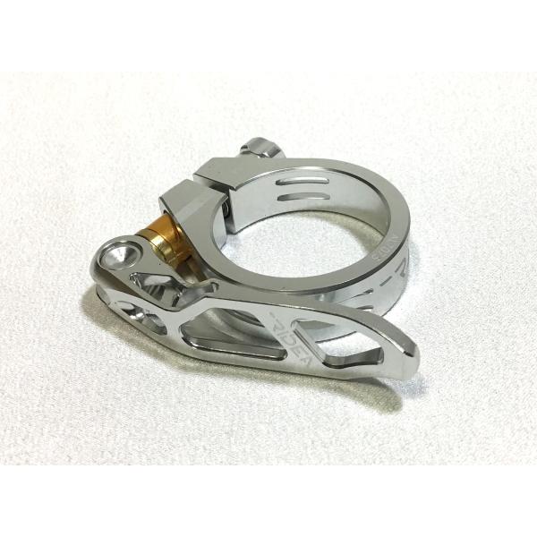 RIDEA　橋輪オリジナルシートクランプ　Φ41　シルバー