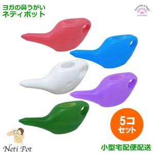 ネティポット 5個セット 送料込み ヨガの鼻うがい ジャラネティ専用器具 当店オリジナル