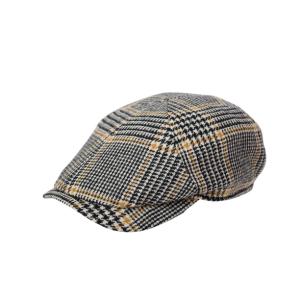 紳士帽子 秋冬 Wigens 耳あて付き メンズ 八方ハンチング チェック 正規品 インポート 8ピ...
