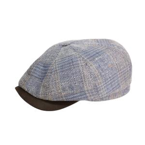 紳士帽子 ドイツ老舗ブランド ゴットマン コットンリネン シルク混 八方ハンチング 57 59cm ...
