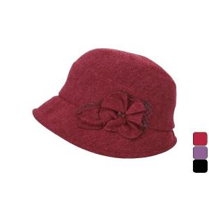 婦人帽子 Eliet SSS SS S M 相当 サイズ調節付 ワイン