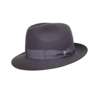 ロゴ入り専用保存箱付き イタリア製 ボルサリーノ ラビットファー 中折れ帽子 マレンゴ  正規品 5...