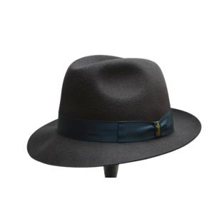 ボルサリーノ フェルトハット 帽子 メンズ マレンゴ ラビット 大きい 秋冬 中折れ チャコールグレ...