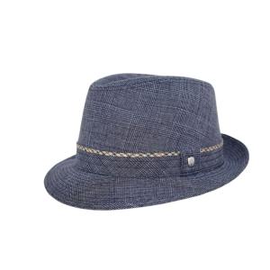 紳士 帽子 DAKS グレンチェック 高品質 上品 中折れ メンズ ハット サイズ調節つき 57cm...