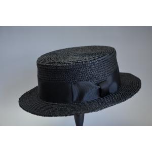 カンカン帽　天然素材　ラフィア　麦わら ストローハット