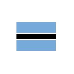 旗 外国旗 オーダー ボツワナ H70×W105cm テトロンポンジ製 Botswana 旗 フラッグ 160か国対応｜hatawa-koko