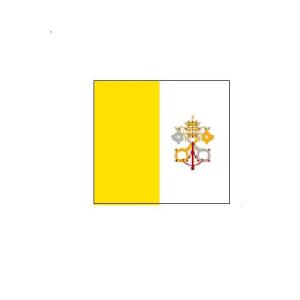 旗 外国旗 オーダー バチカン 70×105cm テトロンポンジ製 Vatican 旗 フラッグ 160か国対応｜hatawa-koko