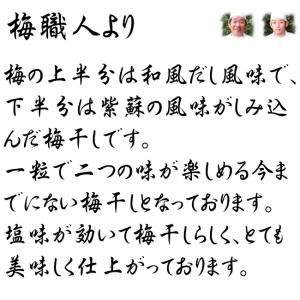 訳あり梅干し あじしそ(塩分約10%)内容量6...の詳細画像2