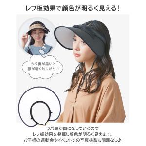 帽子 サンバイザー レディース 日よけ 紫外線...の詳細画像4