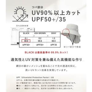 風とばーぬ ギャザー ハット レディース 帽子...の詳細画像3