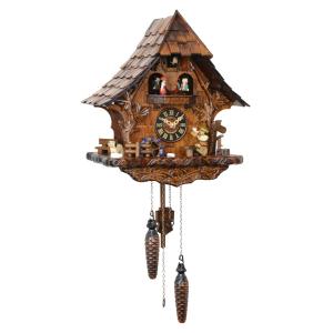 からくり時計 鳩時計 壁掛け 掛け時計 おしゃれ 北欧 森の時計 ドイツ