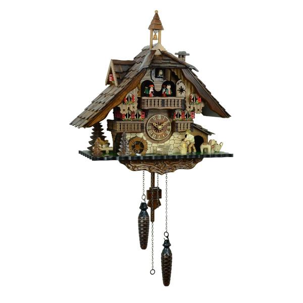 ドイツ森の時計　クォーツ式鳩時計 木こりのお仕事481QMT