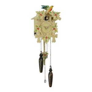 ドイツ森の時計 クォーツ式山小屋鳩時計 伝統の彫刻シリーズ622QM : 鳩