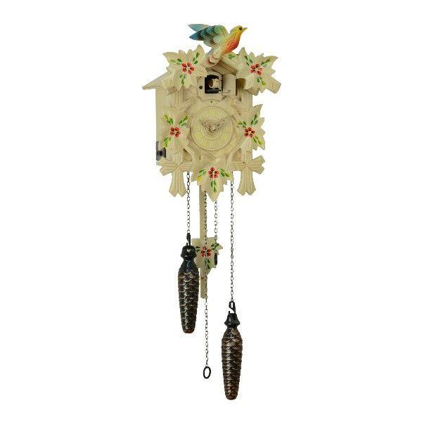 ドイツ森の時計　クォーツ式山小屋鳩時計　伝統の彫刻シリーズ522-7QM
