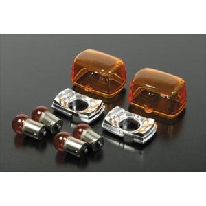 バイク 電装系 スペシャルパーツタケガワ SP武川 ウインカーレンズキット(ブレイズ) スクエアータイプ オレンジ 05-08-0267 取寄品 セール