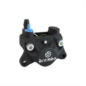 Brembo 2Pキャリパー φ34(34mm) チタニウム/赤ロゴ 新カニ 取付