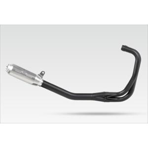 プリティー製 XJR400 ガニマタ ブレット管 ブラック 4HM