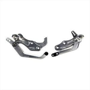バイク ステップ OVER バックステップ 4P Type-2 SIL SR400(FI)