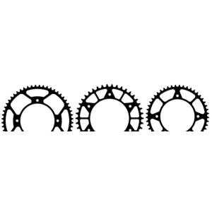 バイク 駆動系 DURA スプロケット K 520-51T KX/KDX/KLX D34-24-051