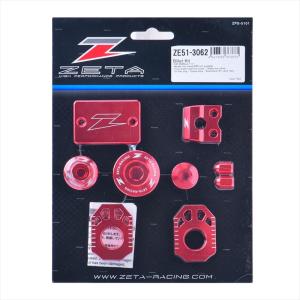 バイク ZETA ジータ ビレットキット RED CRF250RALLY 17- ZE51-3062...