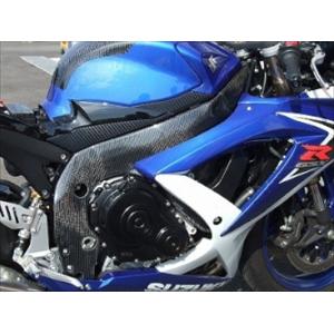 バイク 外装 フレームカバー カーボン/平織 GSX-R600/750 08-10 08G6-109...