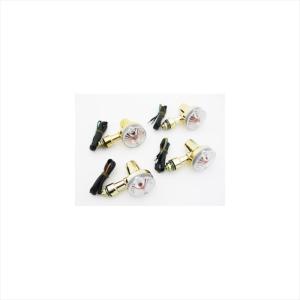 バイクパーツ 電装系 マッドマックス ミニウインカー ゴールド/クリア 4個入 MM11-0021GC