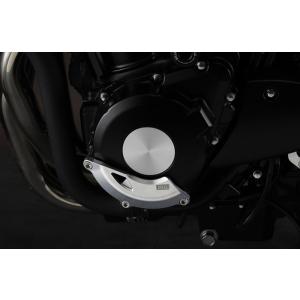 オーバーレーシングカワサキ Z900RSスプロケットカバー ブラック美品 OVER RACING（オーバーレーシング） OVER オーヴァー スプロケット