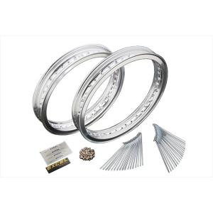 EXCEL RIM エキセルリム SR400 17インチキット タイプ：ロゴなし